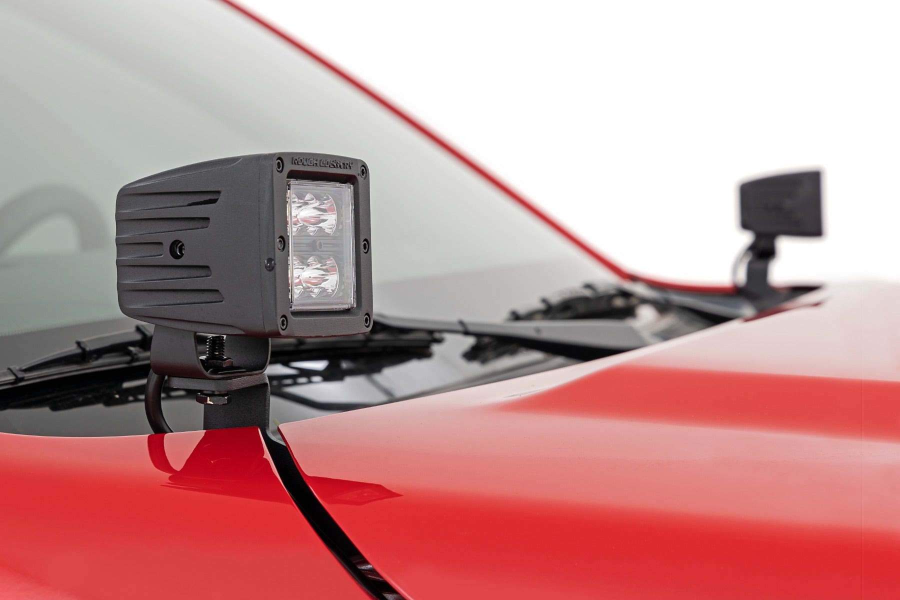 LED Light Kit | Ditch Mount | 2" Black Pair | Flood | Nissan Frontier (22-26)