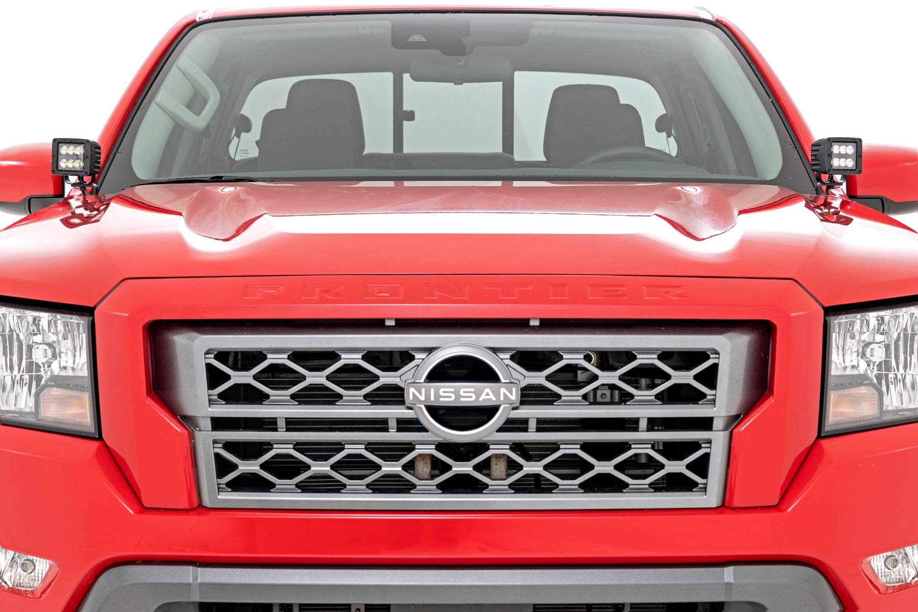 LED Light Kit | Ditch Mount | 2" Black Pair | White DRL | Nissan Frontier (22-26)