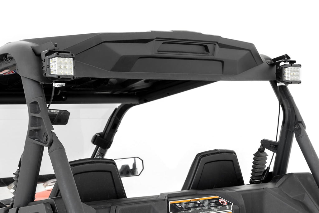 LED Light Kit | Rear Mount | 2" Black Pair | Flood | Can-Am Maverick Sport 1000R
