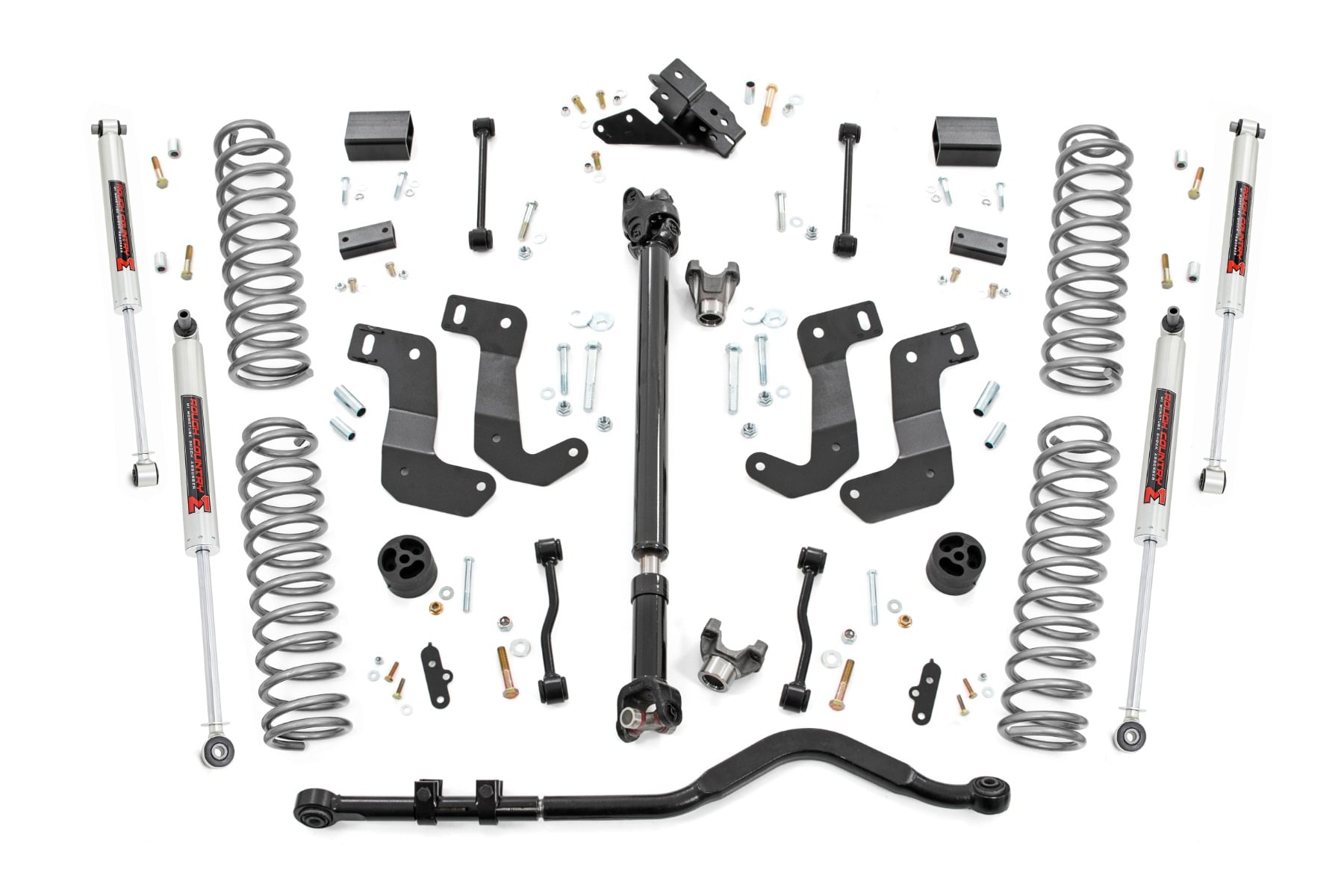 3.5 Inch lift Kit | C/A Drop | FR D/S | M1 | Jeep Wrangler Unlimited (18-23)