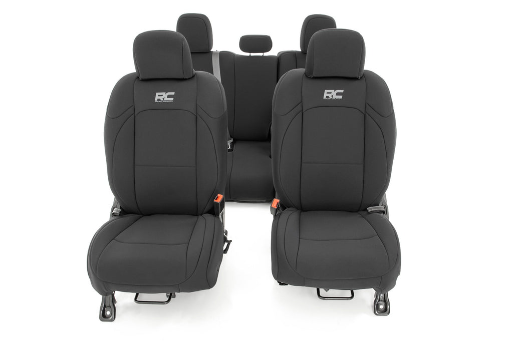 Seat Covers | Front and RR w/ Cup Holder | Jeep Gladiator JT 4WD (2020-2026)