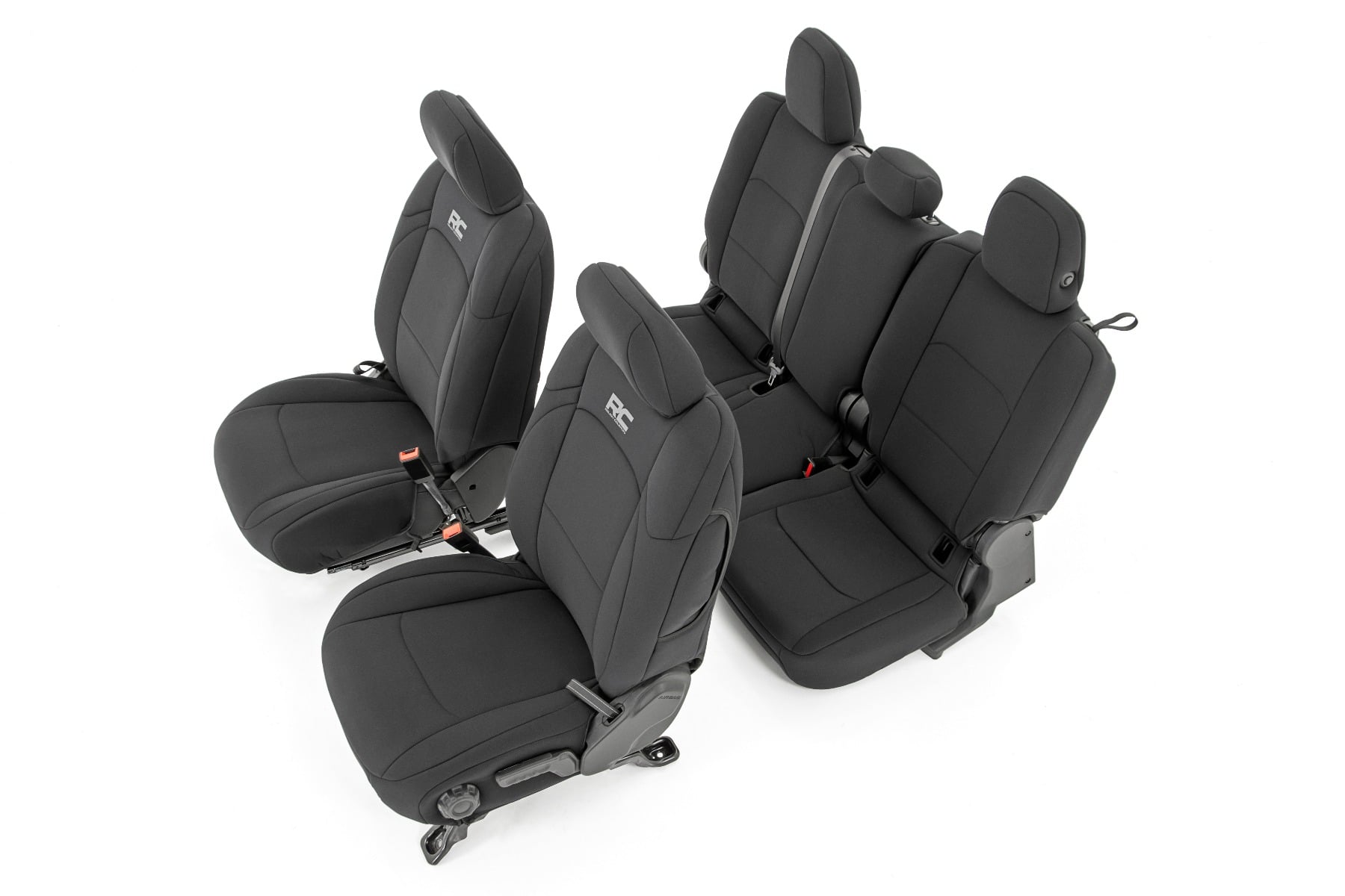Seat Covers | Front and RR w/ Cup Holder | Jeep Gladiator JT 4WD (2020-2026)