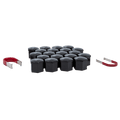 Gorilla Automotive 21MM HEX CAP SET BLK CLAM