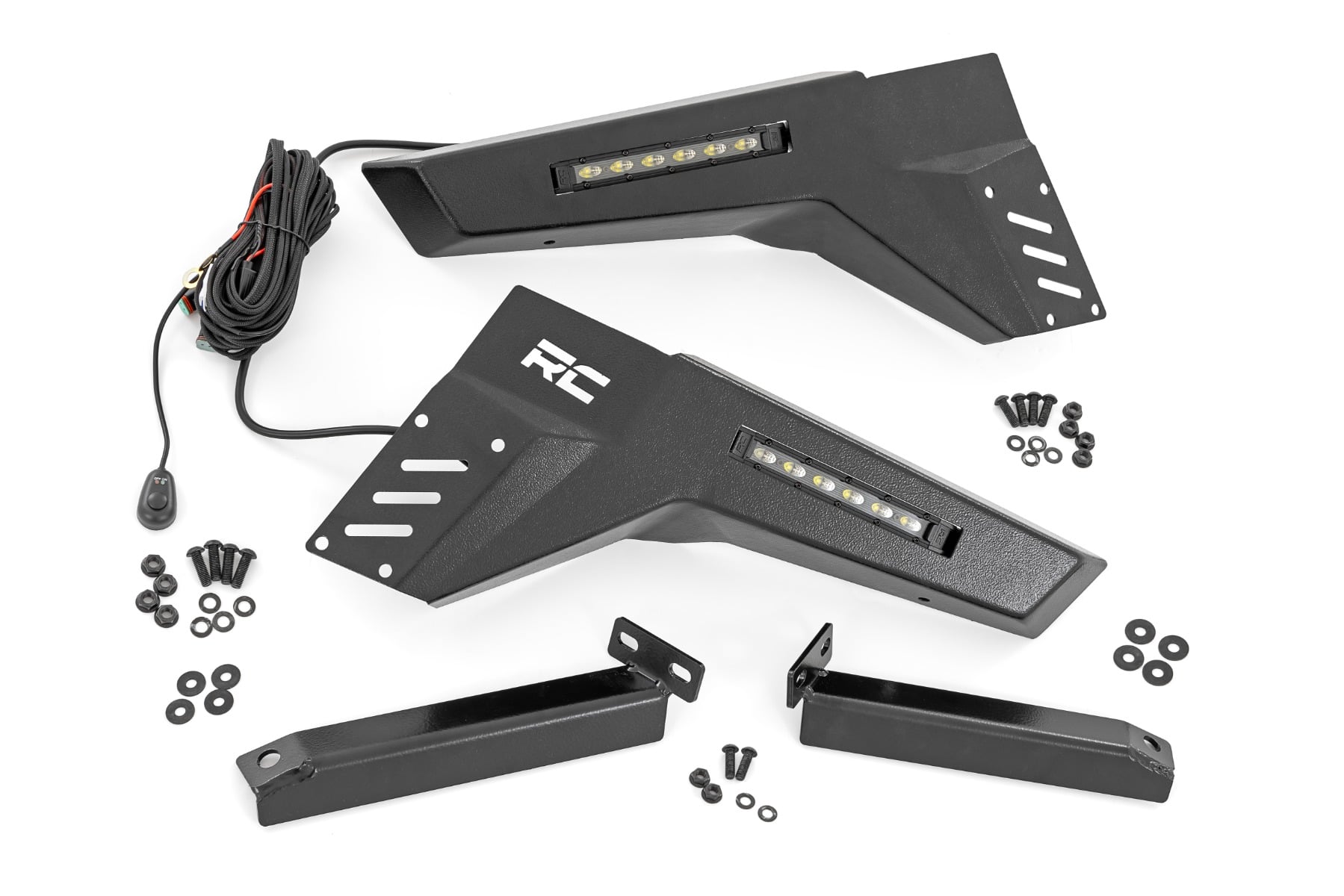 Bumper Wings | Stinger | 6" Led Combo | Honda Pioneer 1000-6