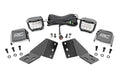 LED Light Kit | Rear Mount | 3" Chrome Pair | Wide Angle | CFMOTO UFORCE U10 Pro