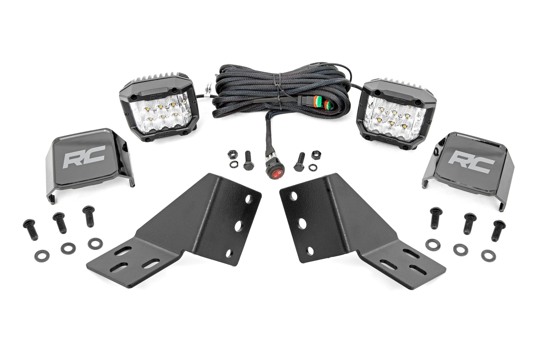 LED Light Kit | Rear Mount | 3" Chrome Pair | Wide Angle | CFMOTO UFORCE U10 Pro