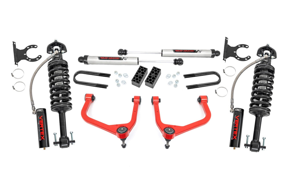 3.5 Inch Lift Kit | Vertex/V2 | Rear Mono Leaf | Chevy Silverado 1500 (22-24)