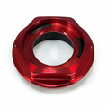 ROTIFORM THREADED RED RSE CAP W/ NO LOGO | Rotiform