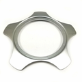 Rotiform LSR CAP PLATE-ROTIFORM SILVER