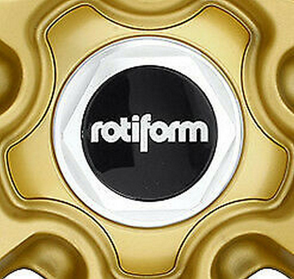 LSR CAP PLATE-SATIN GOLD | Rotiform