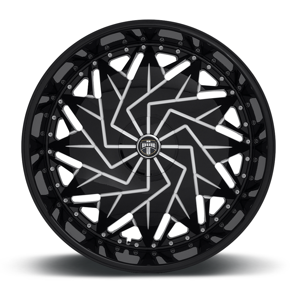 DUB DAZR CAP-GLOSS BLK MIL | DUB 1PC