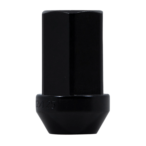Gorilla Automotive BULGE ALUM LUG 3/4" 12-1.25 BLK BULK