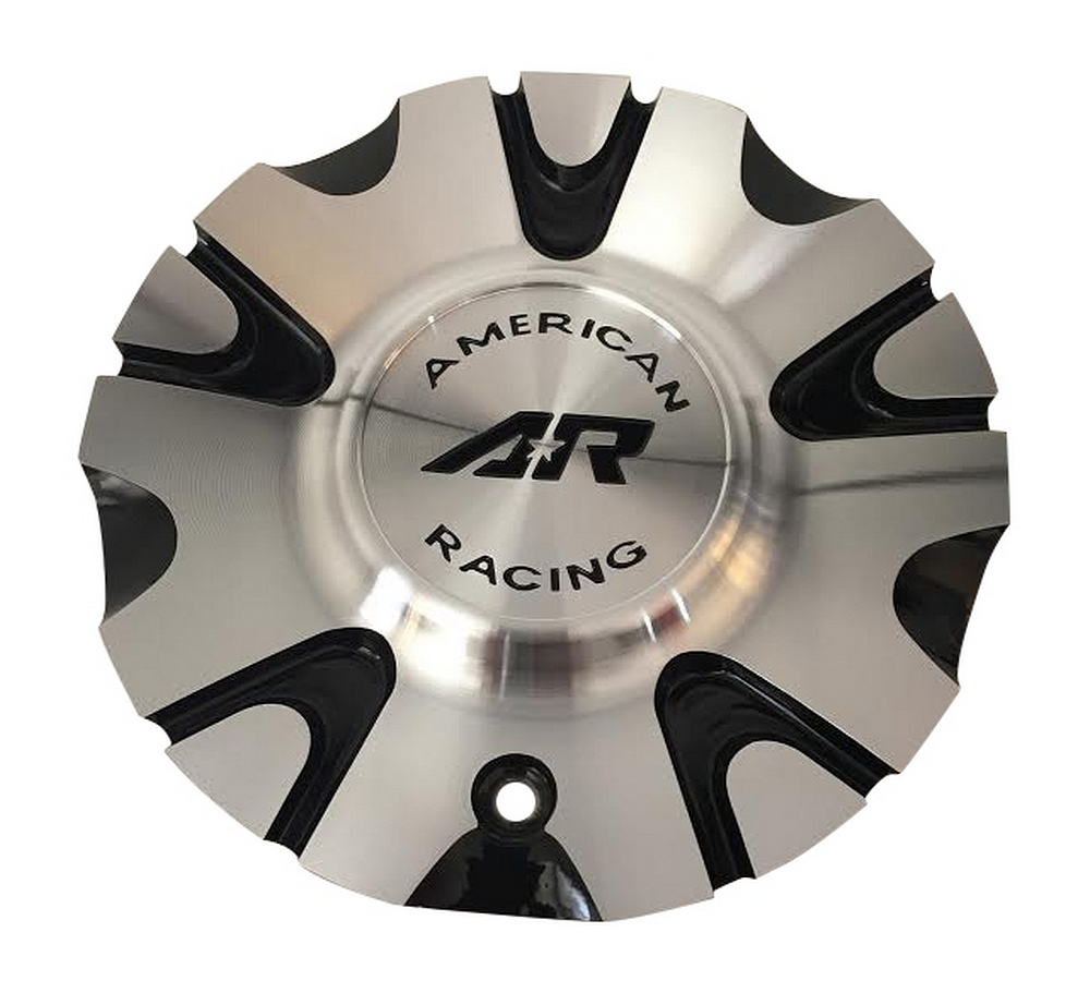 AR 897 CAP ALUMINUM BLK MACHINED | American Racing