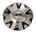 American Racing AR 897 CAP ALUMINUM BLK MACHINED