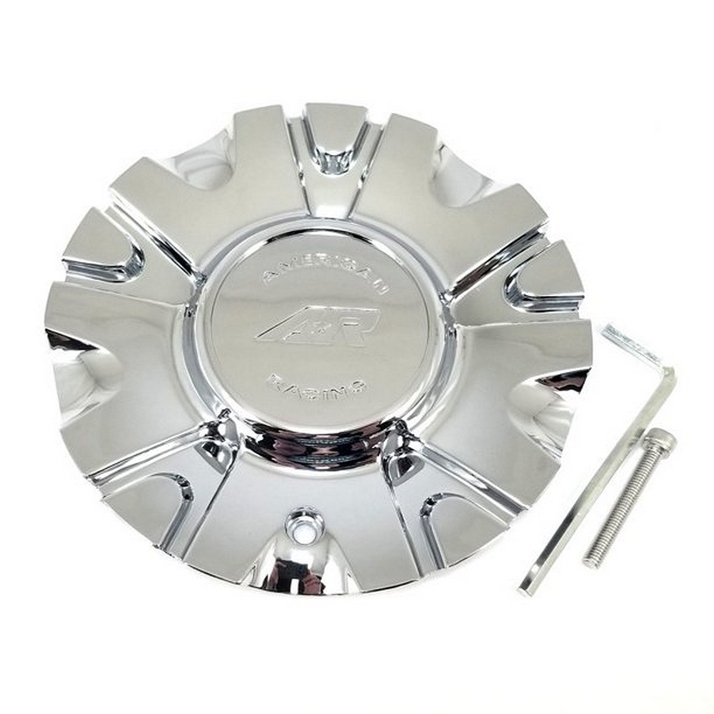 American Racing AR 897 CHROME CAP COVERED LUG