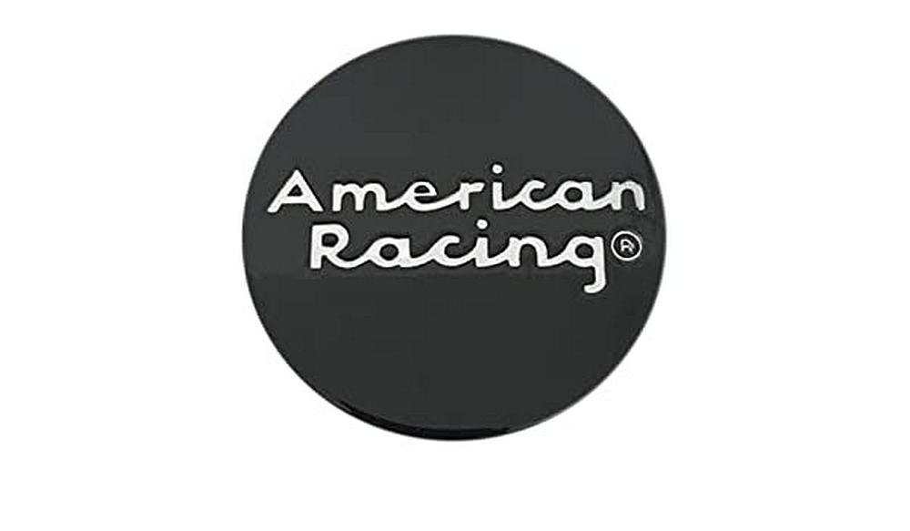 AR CAP STYLE C G-BLACK SNAP-IN AR LOGO | American Racing