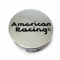 American Racing AR CAP STYLE C CHROME SNAP IN AR LOGO