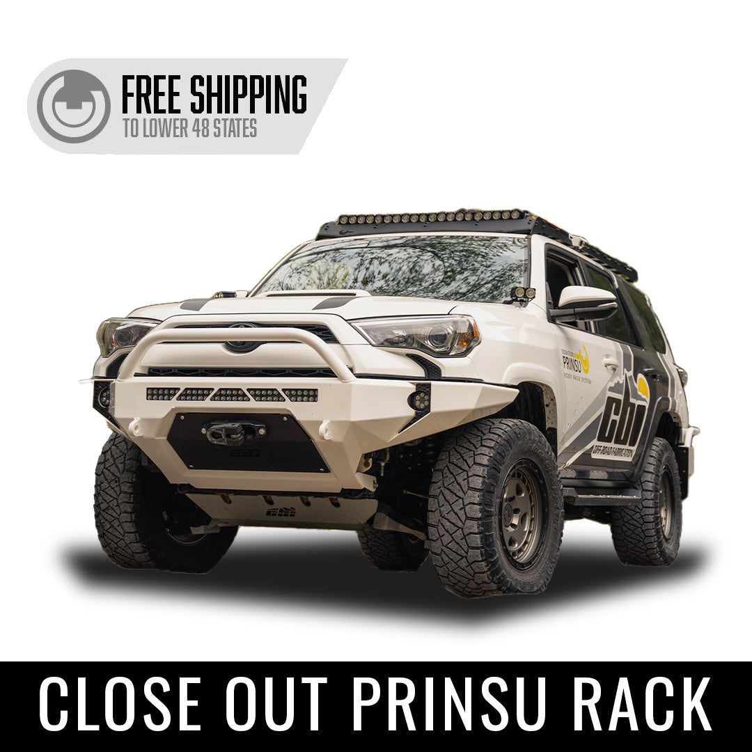 Close Out Original 5th Gen Toyota 4Runner Prinsu Roof Rack Full Non-Drill | 2010-2024
