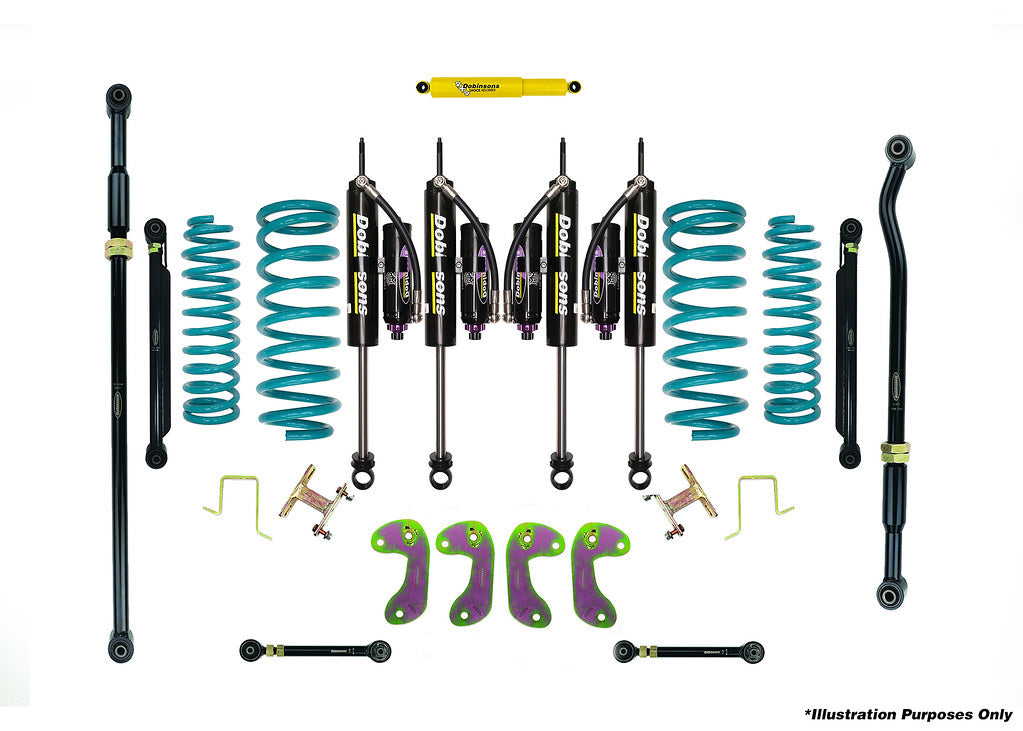 Dobinsons 6.0″ MRR 3-way Adjustable Lift Kit for Toyota Land Cruiser 80 Series 1990-97