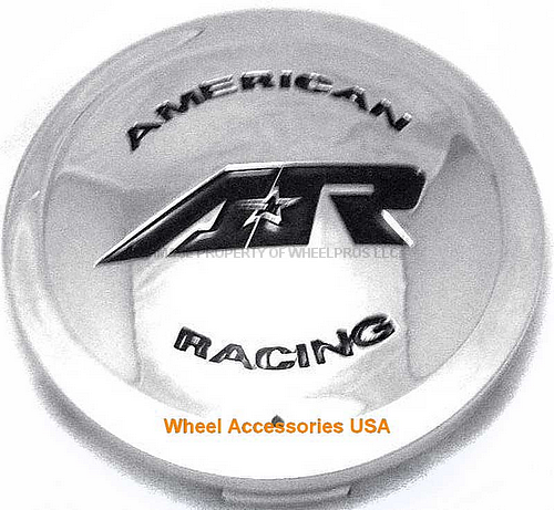 American Racing AR CAP AR887 STYLE D CHROME SNAP IN