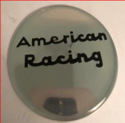 AR CAP LOGO 75MM CLEAR | American Racing
