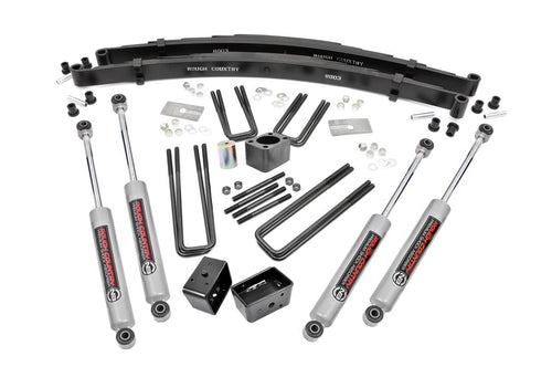 4 Inch Lift Kit | Rear Blocks | Dodge W100 Truck/W200 Truck 4WD (1974-1977)