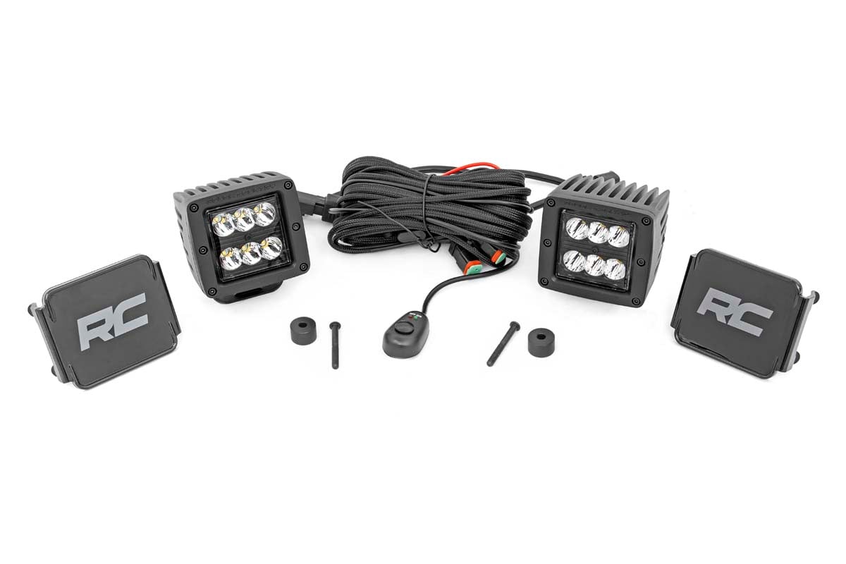 2022 Jeep Wrangler Street Stance - 2.5 Inch Lift Kit - LED Light Kit