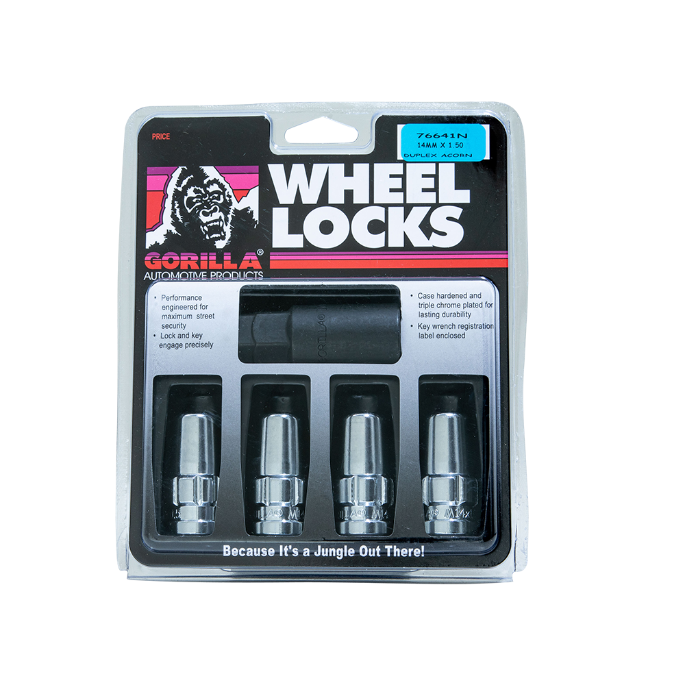 GORILLA LOCK DUP ACORN 14-1.50 CHR CLAM | Gorilla Automotive