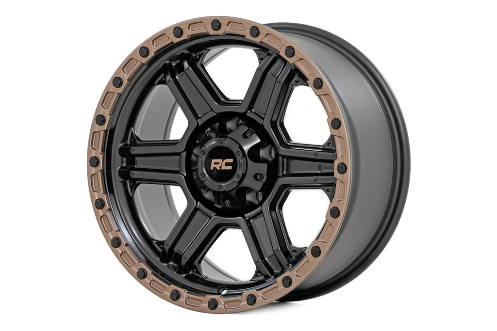 2016 Jeep Wrangler Lift and Wheels - 4 Inch Lift Kit - Rough Country 79 Series Wheel