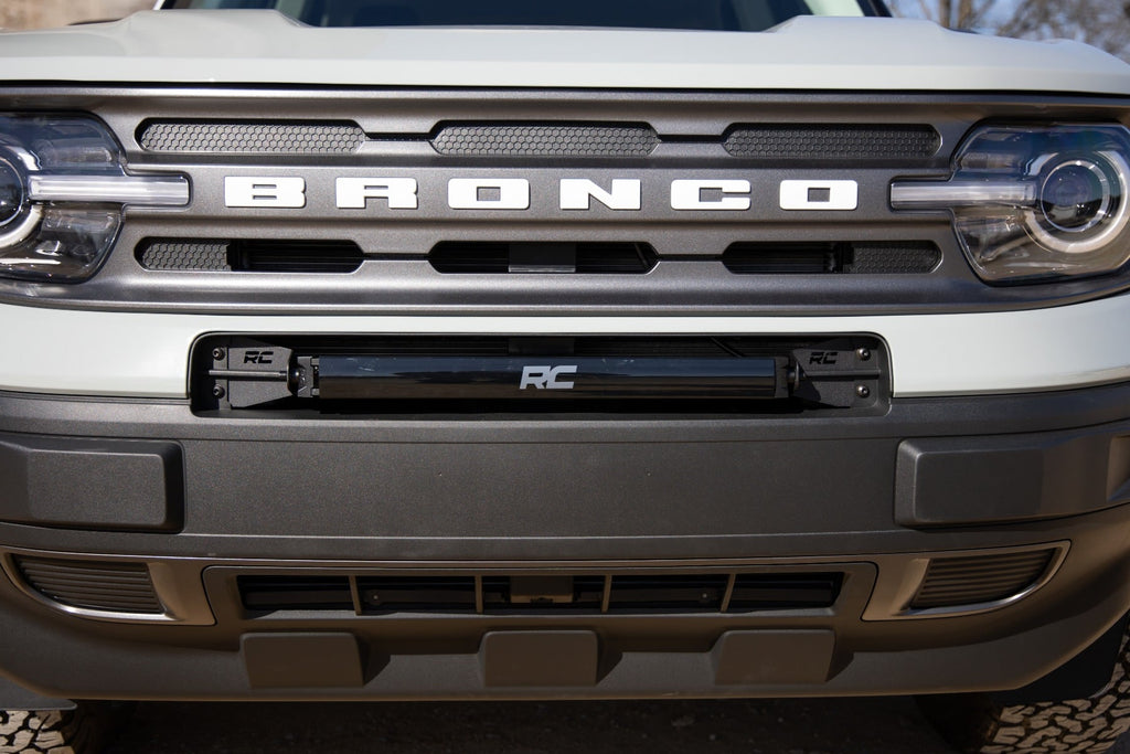 LED Light Kit | Bumper Mount | 20" Black Single Row | White DRL | Ford Bronco Sport (21-26)