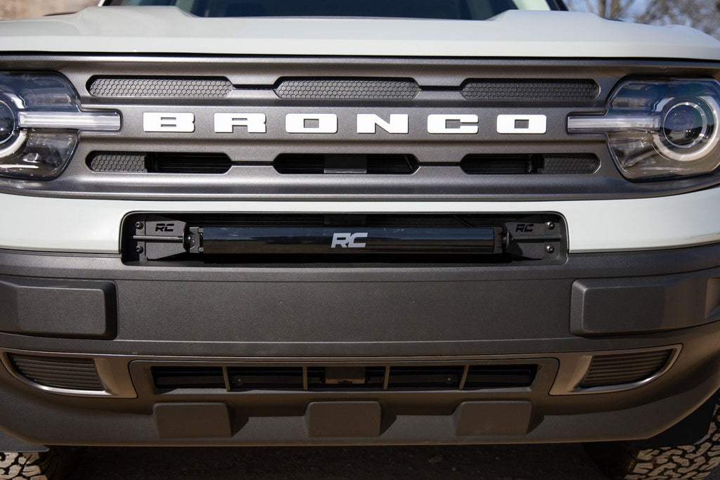20 Inch Black Series LED Light Bar | Single Row | Cool White DRL