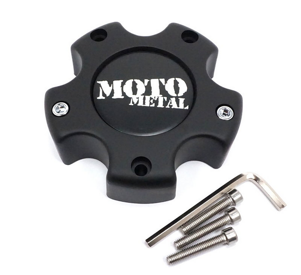Moto Metal MOTO CAP M-BLK 5X4.5/4.75/5 - NEW LOGO