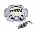 MOTO CAP CHROME 6X5.5 - NEW LOGO | Moto Metal