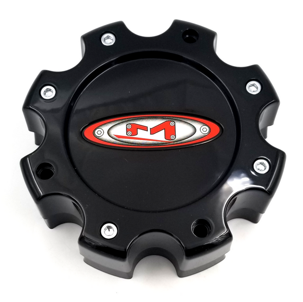 MO955/956 CAP BLK 8X6.5/170 - RED OVAL L | Moto Metal