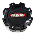 Moto Metal MO955/956 CAP BLK 8X6.5/170 - RED OVAL L