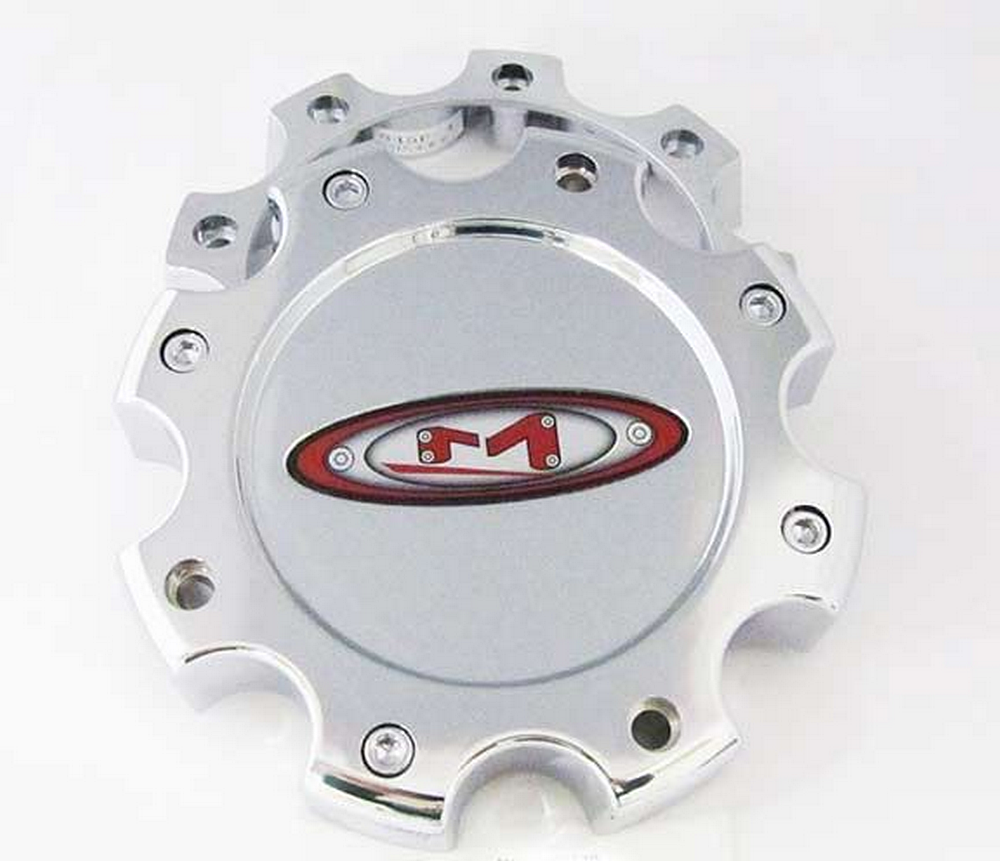 Moto Metal MO955/956 CAP CHR SHRT 8LUG - RED O LOGO