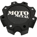 Moto Metal MOTO CAP MATTE BLACK 8 LUG - NEW LOGO
