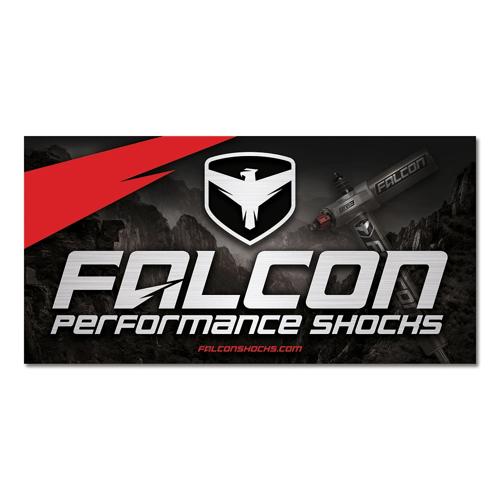 FALCON BANNER - 3FT X 6FT | Falcon Shocks