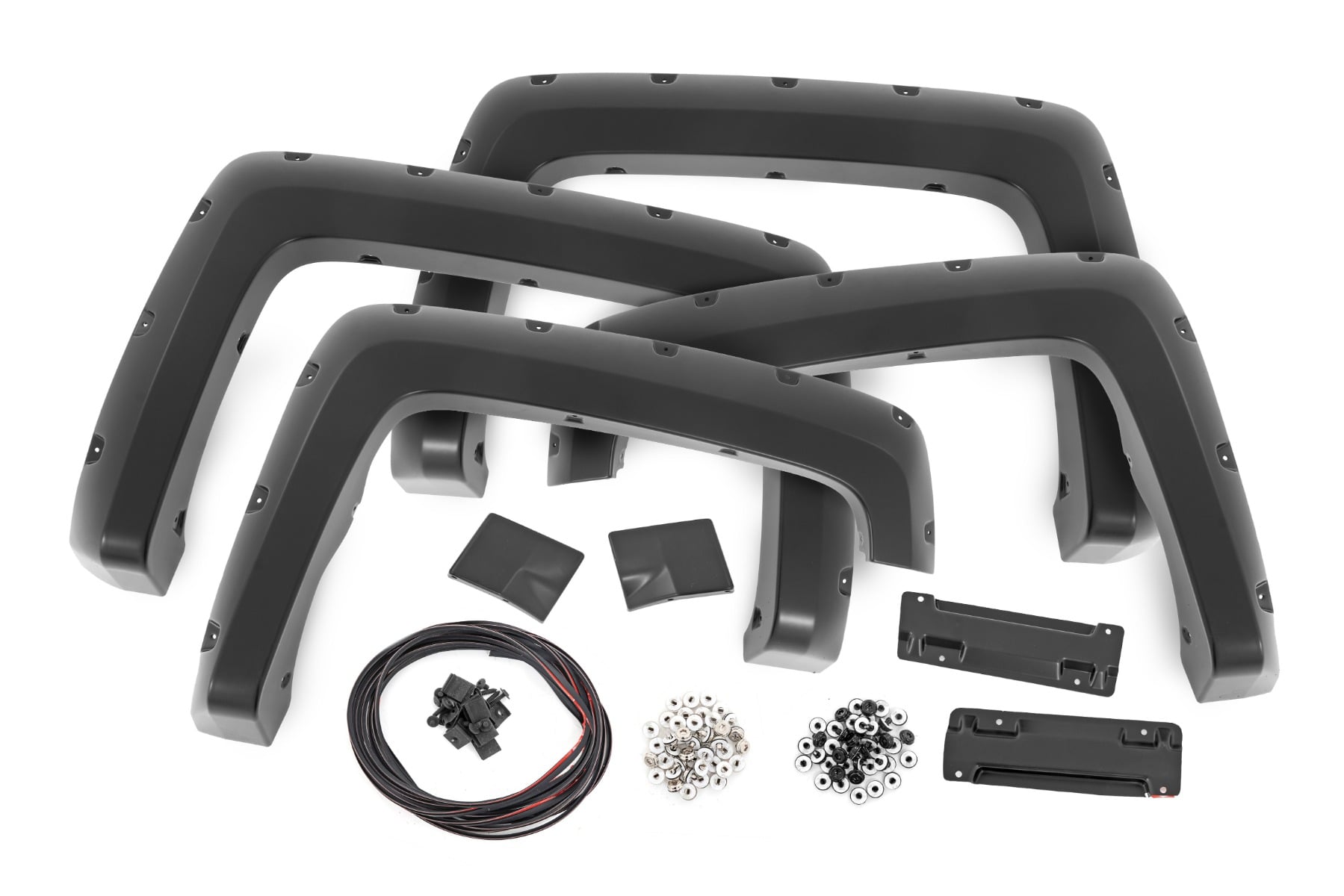 Pocket Fender Flares | 6'7" & 8' Bed | GPA Graphite | Chevy Silverado 1500 (14-18)/2500HD