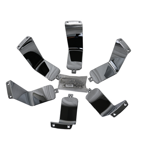 AB811 20X12 -44 ET INSERTS- CHROME (6PK) | Asanti Black