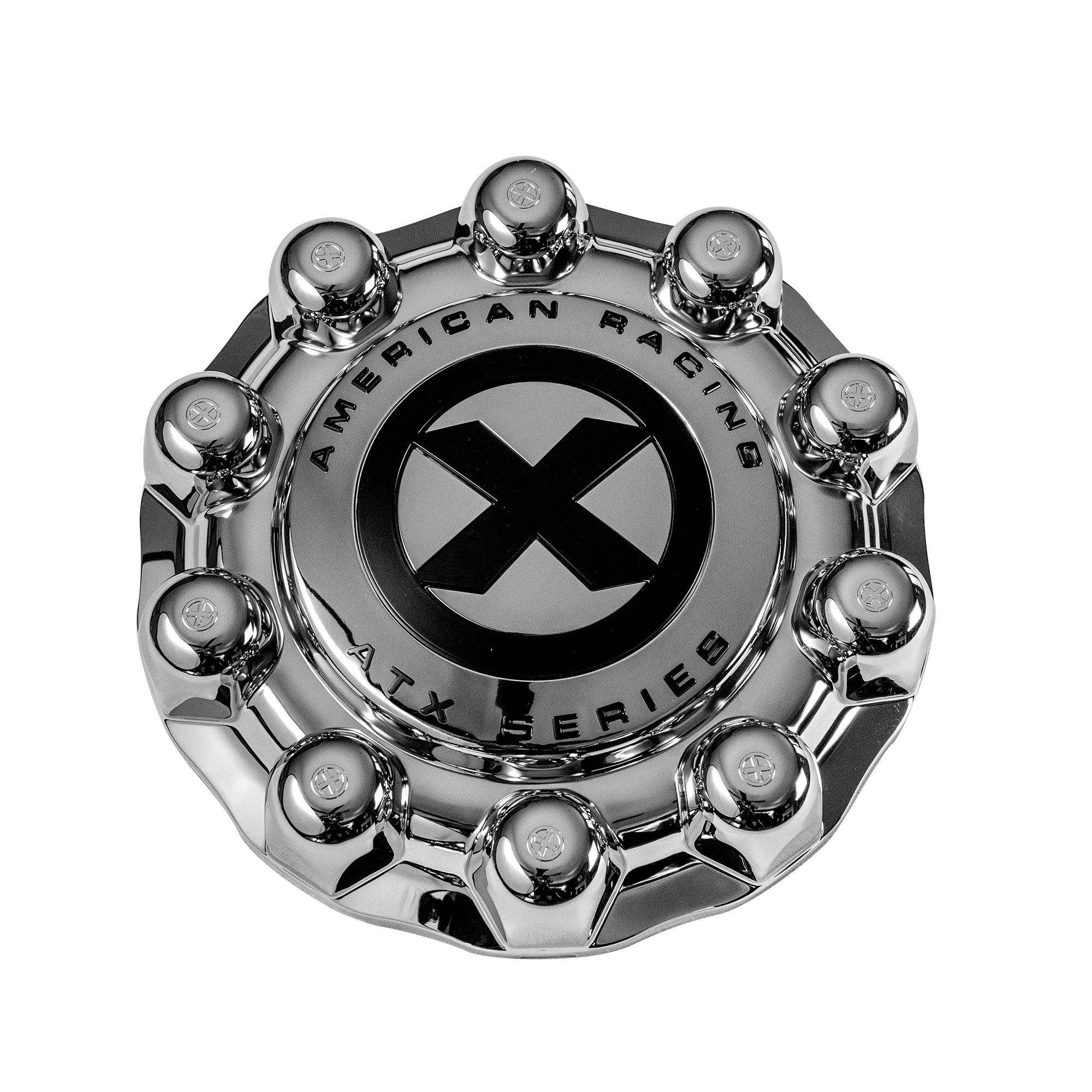 ATX ATX FULL FRONT SNAP ON  CAP COVER CHROME
