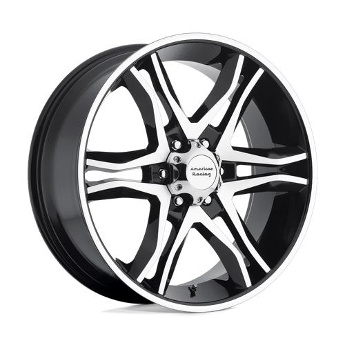 American Racing AR893 MAINLINE 17X8 5X4.5 G-BLK/MCH +25M
