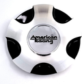 AR919 CAP SNAP IN GLOSS BLACK MACHINED | American Racing