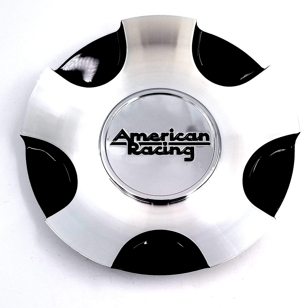 American Racing AR919 CAP SNAP IN GLOSS BLACK MACHINED