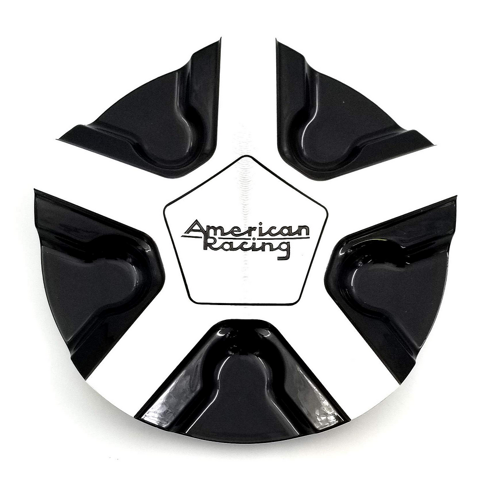 American Racing AR921 CAP SNAP IN - GLOSS BLACK MACHINED
