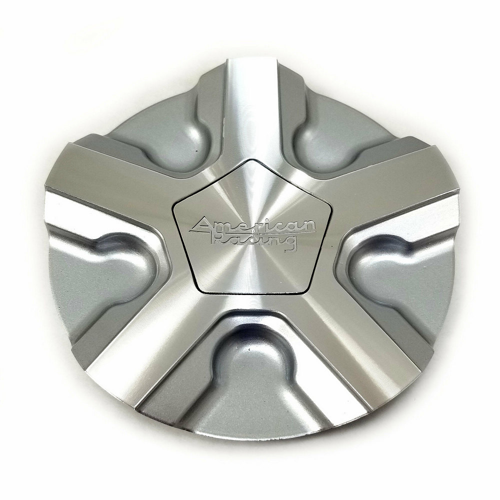 AR921 CAP SNAP IN - SILVER MACHINED | American Racing