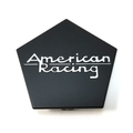 AR922 CAP SNAP IN - SATIN BLACK | American Racing