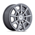 ESQUIRE 22X9 5X115/120 +15 G-ANTH MCH | Asanti Black