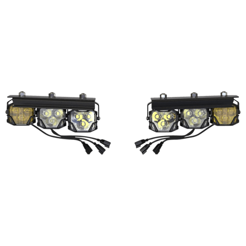 4B FOG BRACKETS: TYPE BRONCO TRIPLE 2021 | Morimoto Offroad