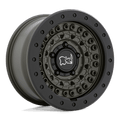 BARRICADE 17X8.5 5X5.0 71 OD-GRN-BLK -34 | Black Rhino Hard Alloys